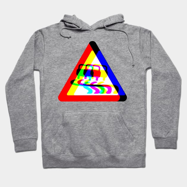 Psychedelic Slippery When Wet Hoodie by TJWDraws